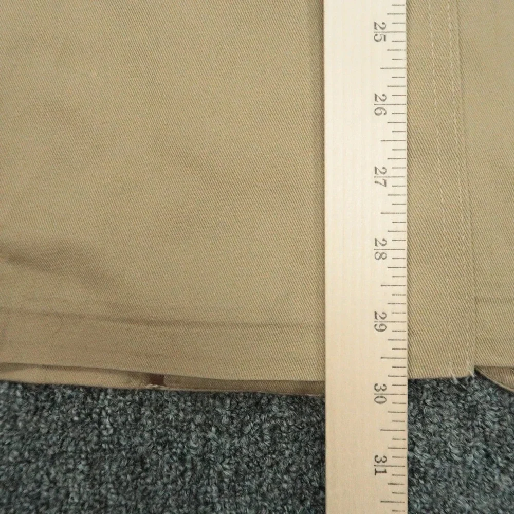 Lee Blazer Mens 40R Khaki Sport Coat Two Button‎ Patch Pockets Brass Buttons VTG